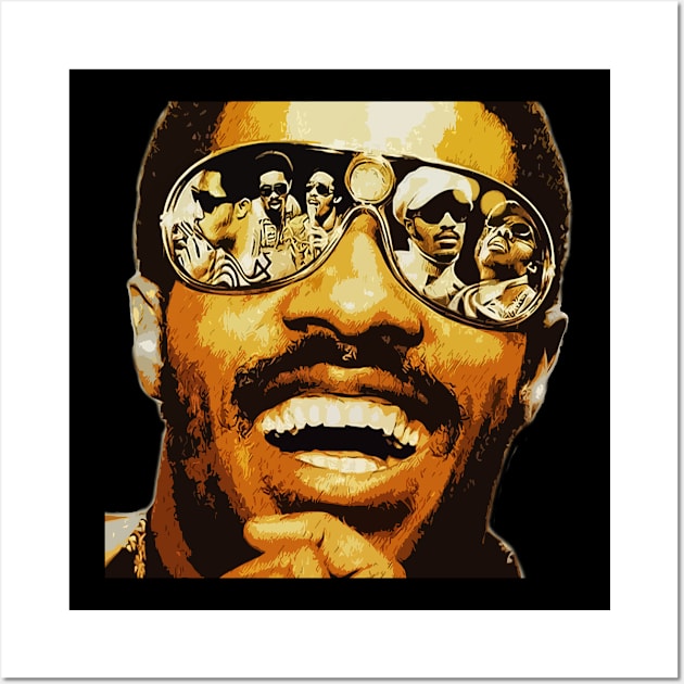 Stevie Wonder Wall Art by Baharnis